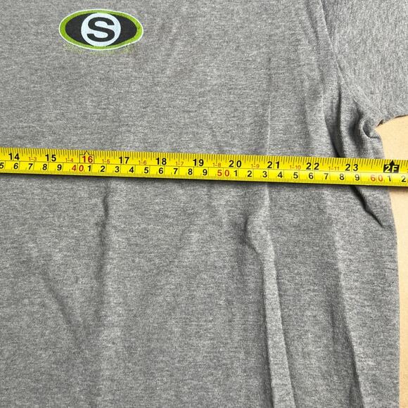 Vintage Stussy International Wide Logo Gray Made In USA 100% Cotton Size XL - Picture 4 of 10